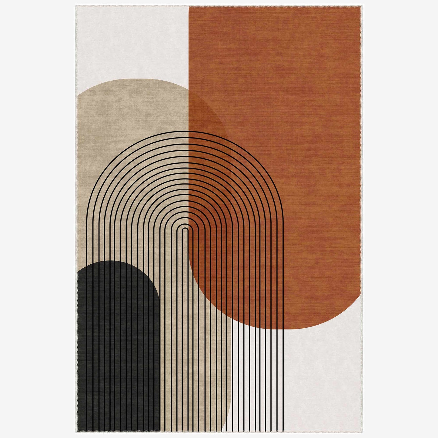 Custom Sona Area Rug 4 Feet Wide, 8 Feet Long