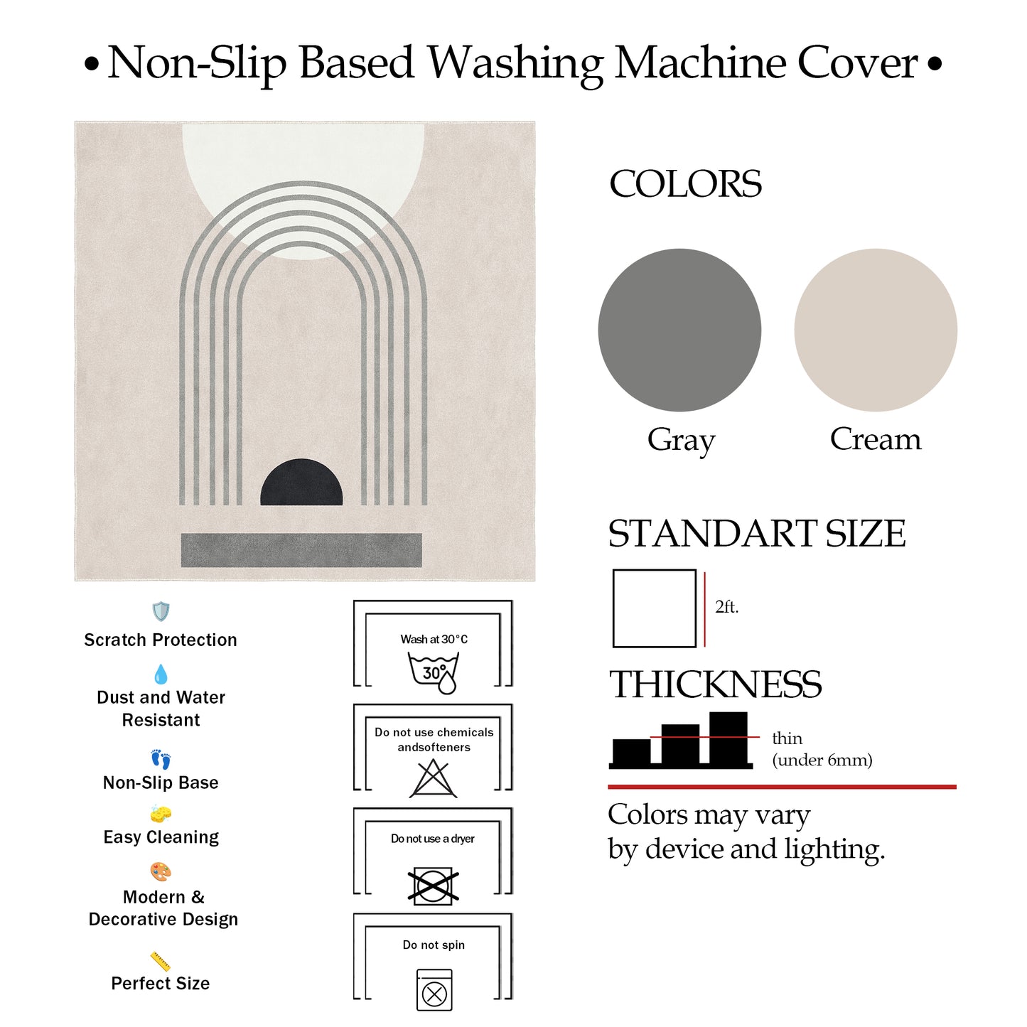 Nyxen Washing Machine Mat