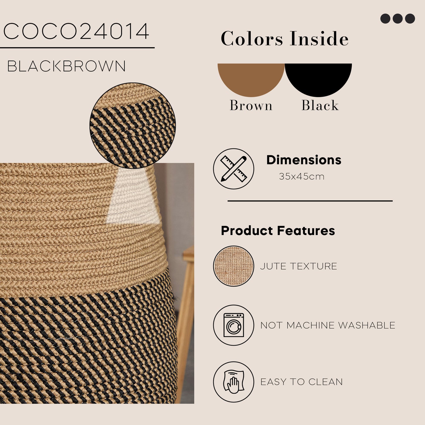 Atlantic Jute Basket