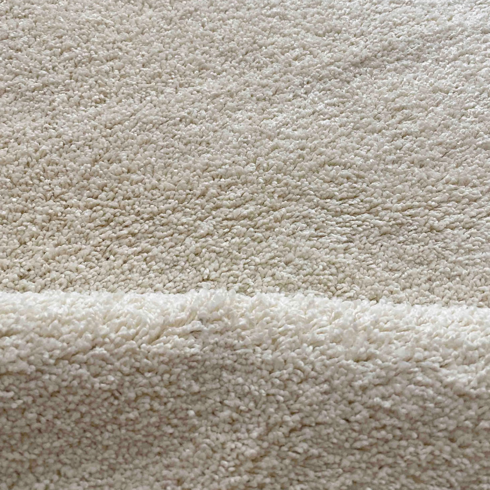 Shaggy Cream Area Rug