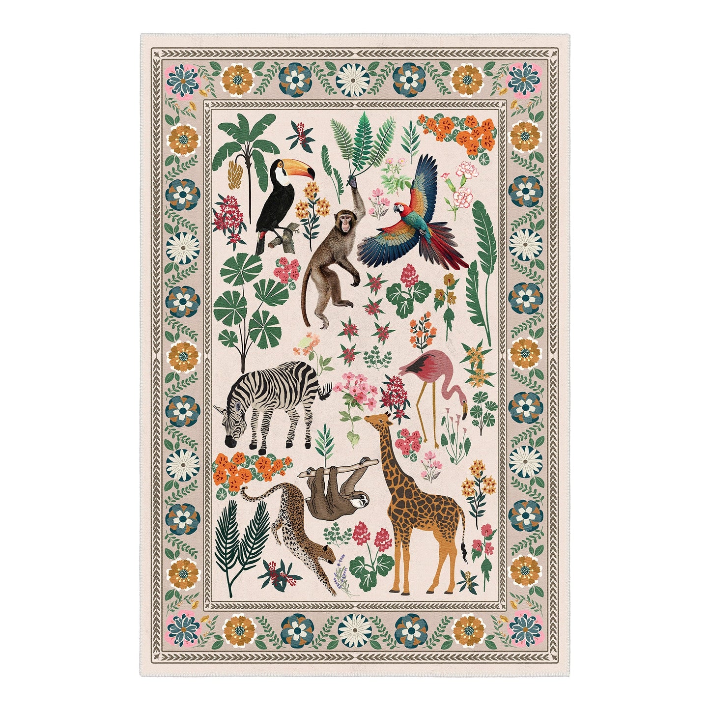 Custom Ember Area Rug 2' Feet Wide 5' Feet Long