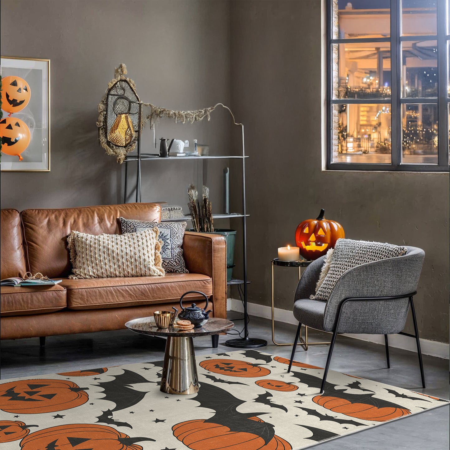Lichen Halloween Rug