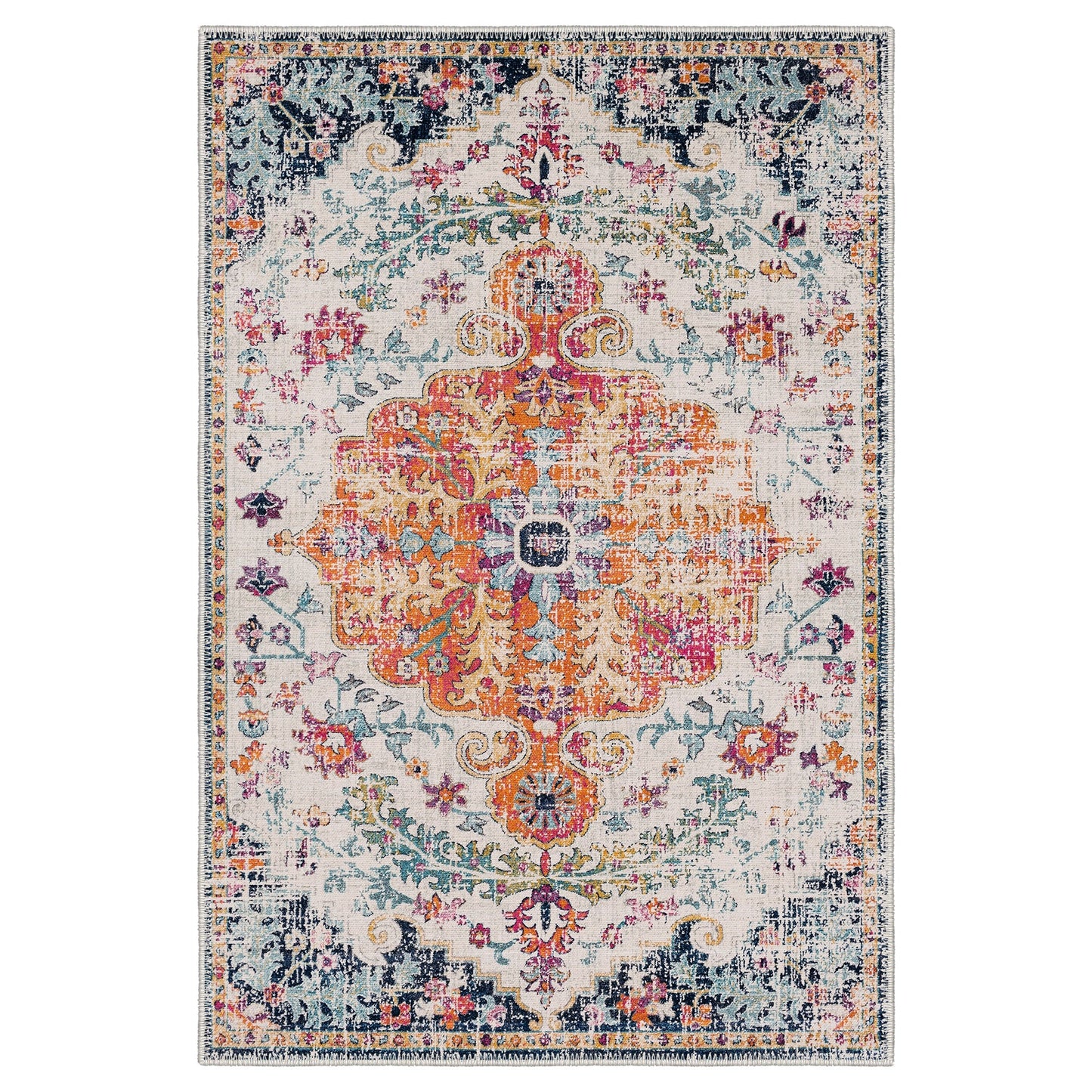 Custom Vesuvius Area Rug 2' Feet Wide 7' Feet Long