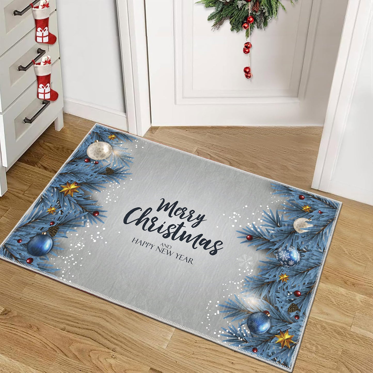 Amaryllis Christmas Rug