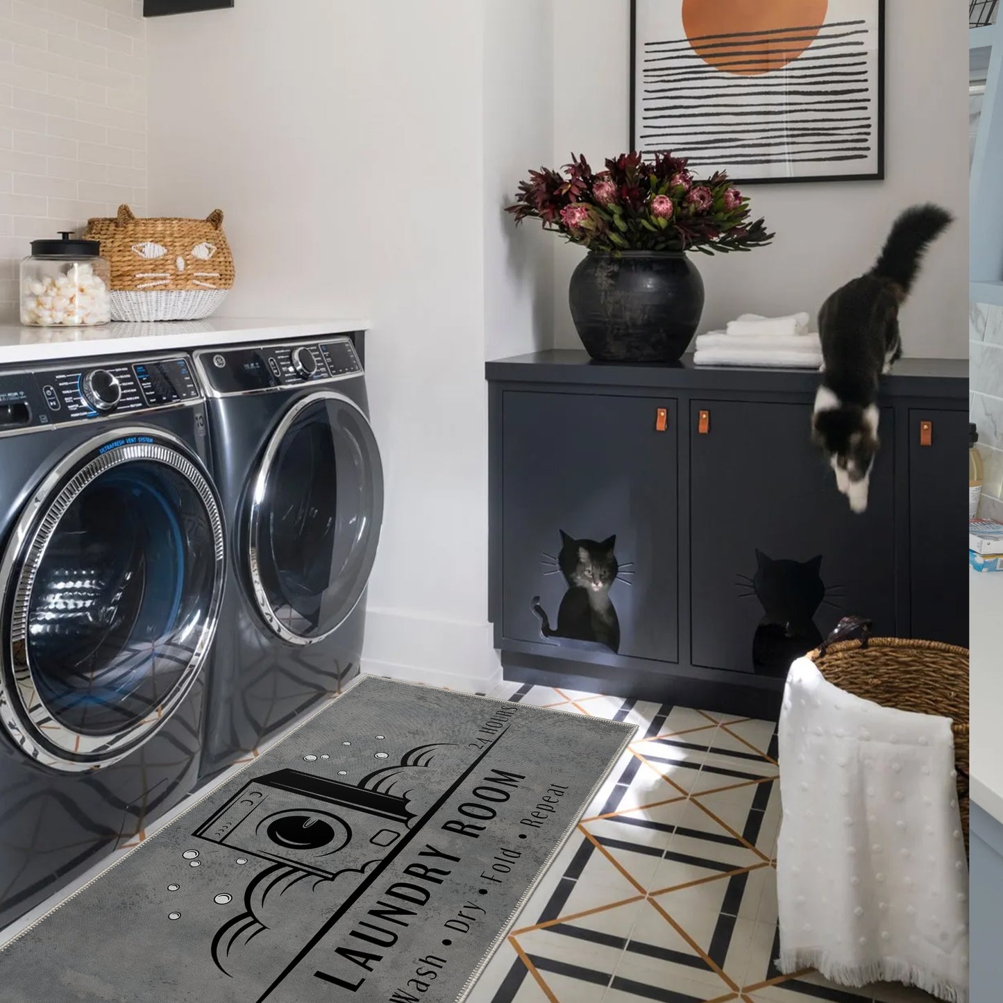 Leo Laundry Room Rug