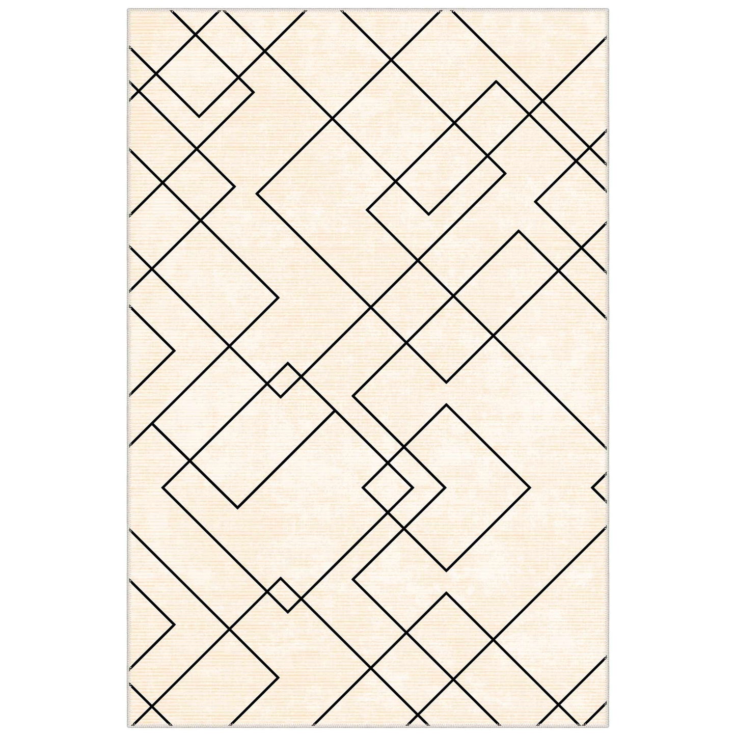 Custom Rose Area Rug 6' Feet Wide 7' Feet Long