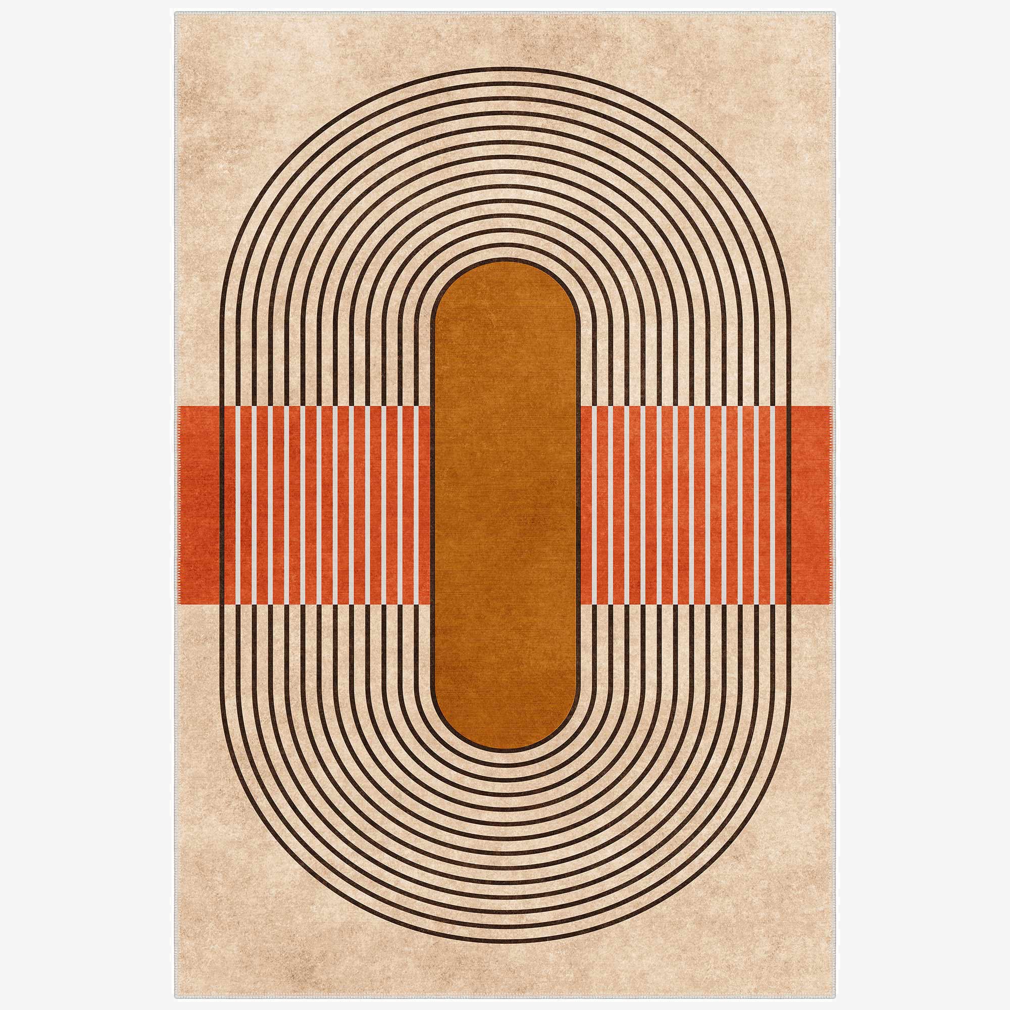 Custom Swain Area Rug 4 Feet Wide, 2 Feet Long