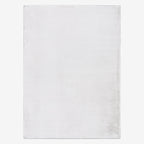 White Plush Area Rug