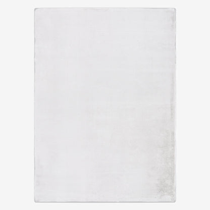 White Plush Area Rug