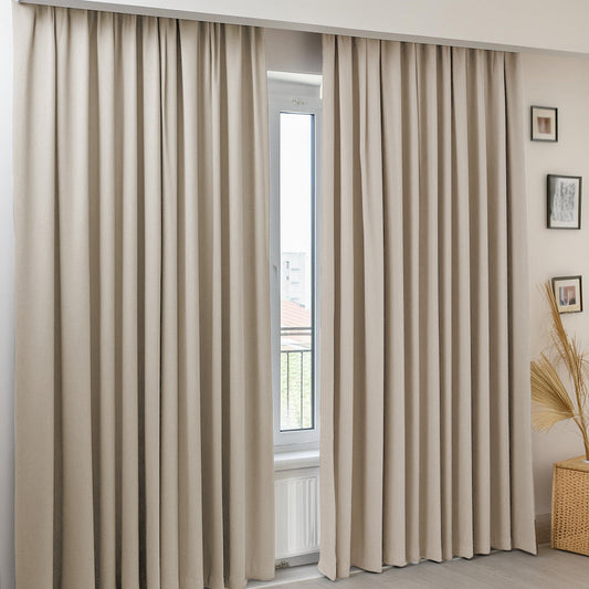 Blackout Beige Curtain