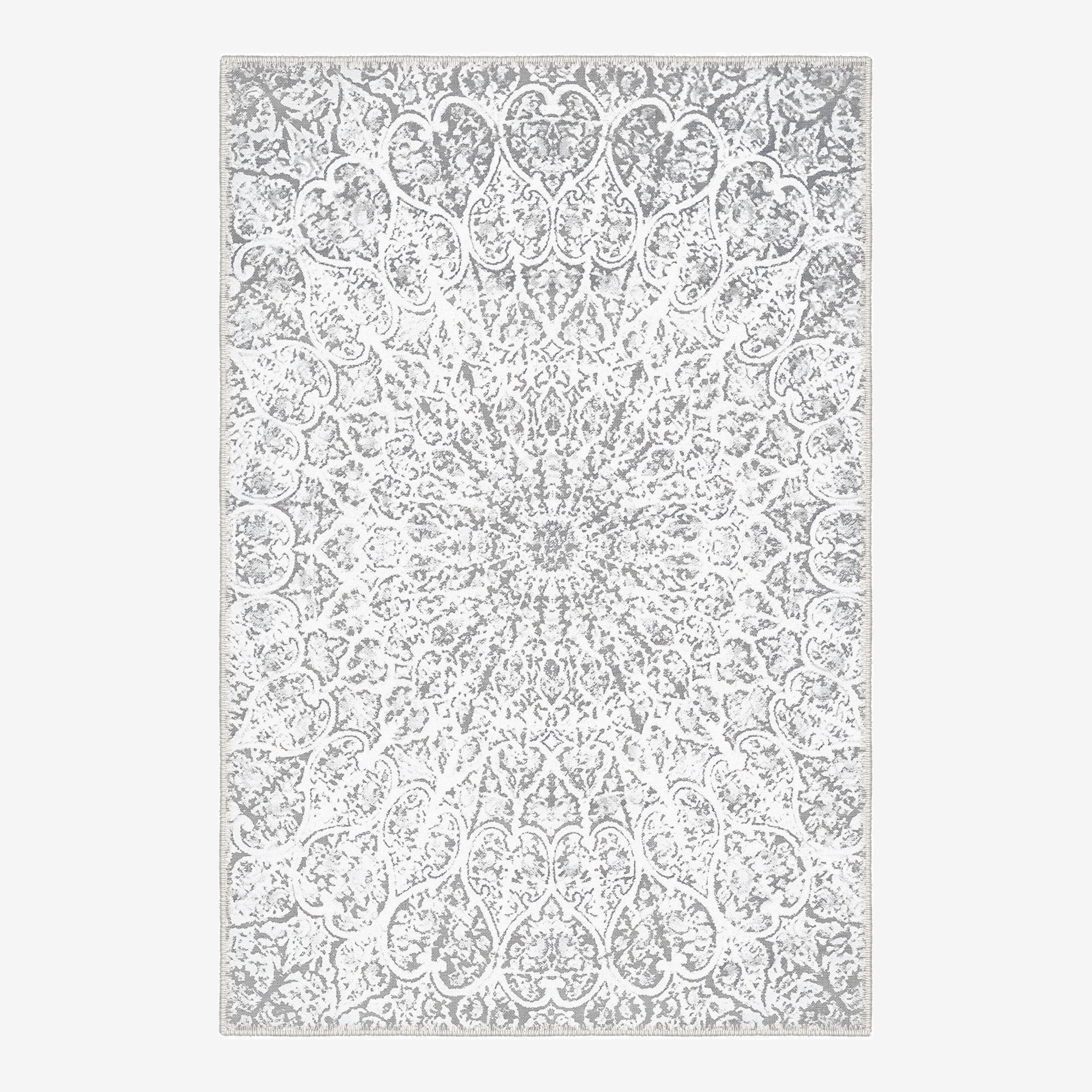 Winson Area Rug, Washable Rugs, Gray Rugs, Living Room Rugs, Bedroom ...