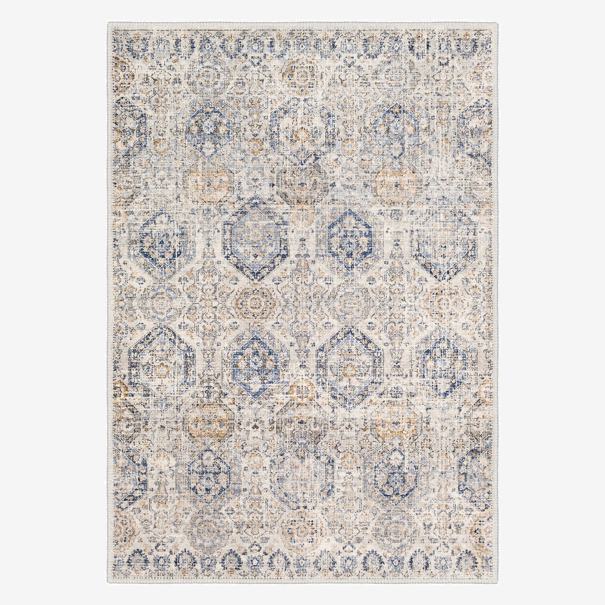 Narodnaya Area Rug, Washable Rugs, Vintage Rugs, Beige Rugs, Vintage ...