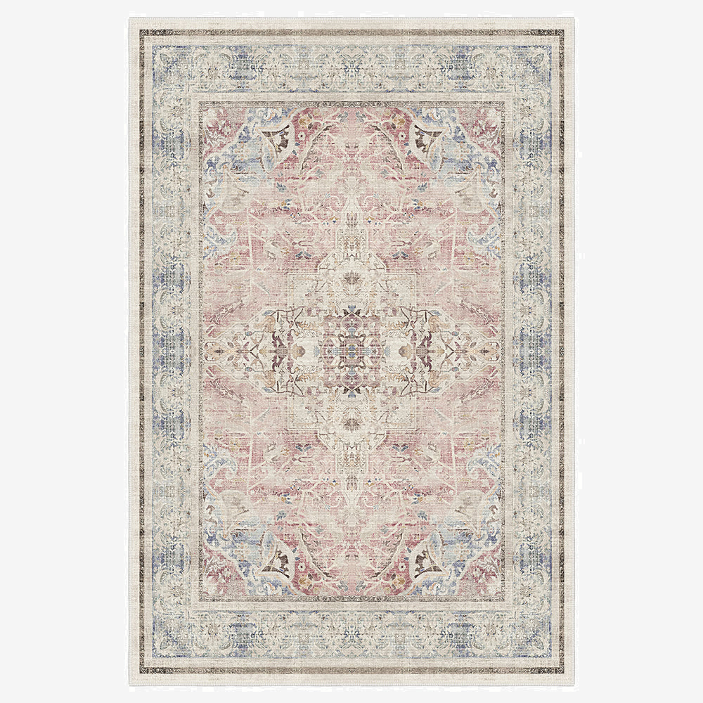 Belize Area Rug, Washable Rugs, Vintage Rugs, Vintage Carpet, Beige ...