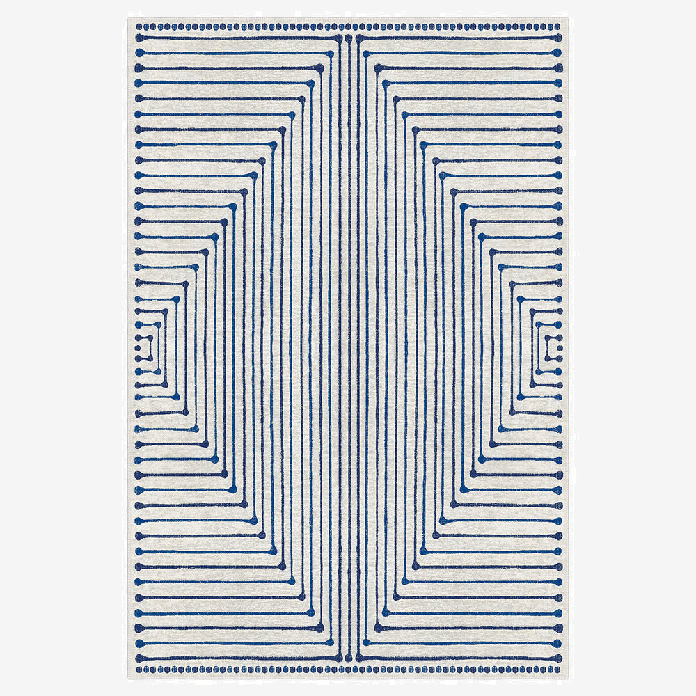 Custom Victoria Area Rug 5 Feet Wide, 6 Feet Long