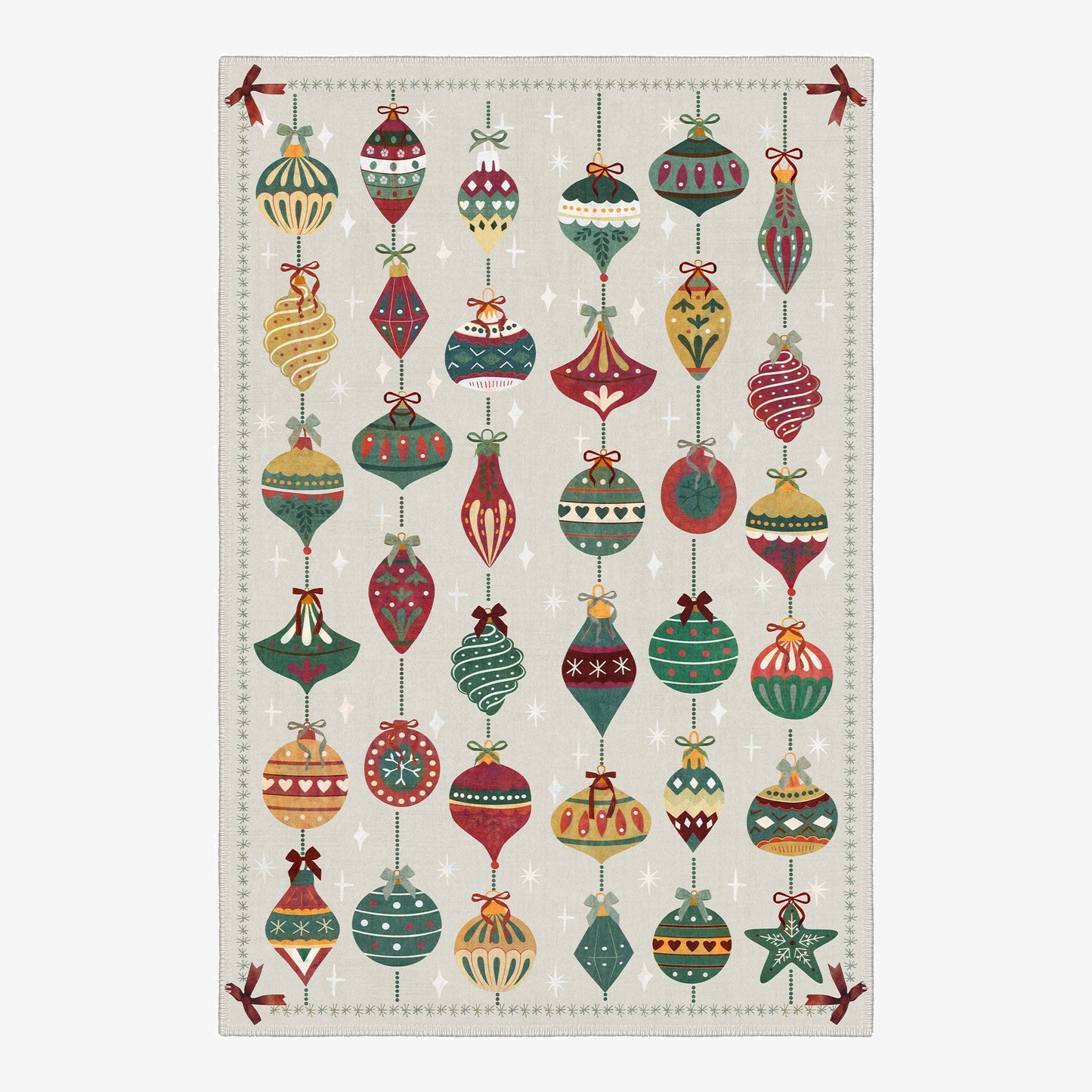 Wisconsin Christmas Rug