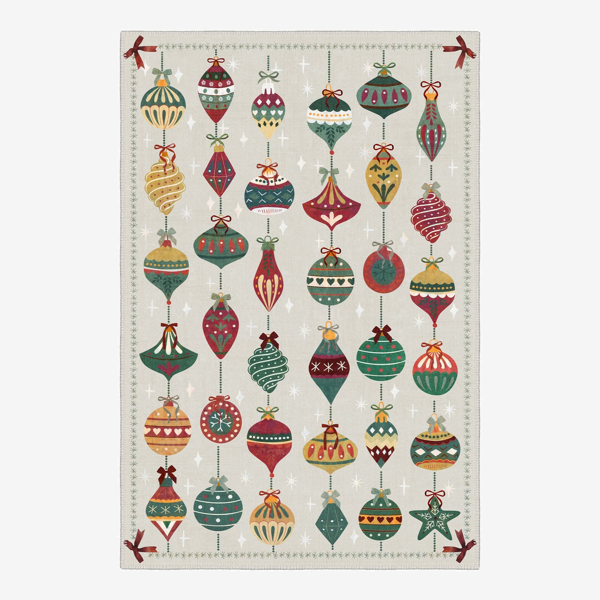 Wisconsin Christmas Rug