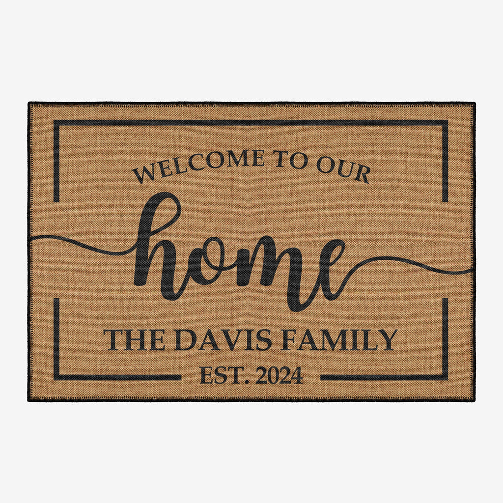 Custom Welcome Door Mat