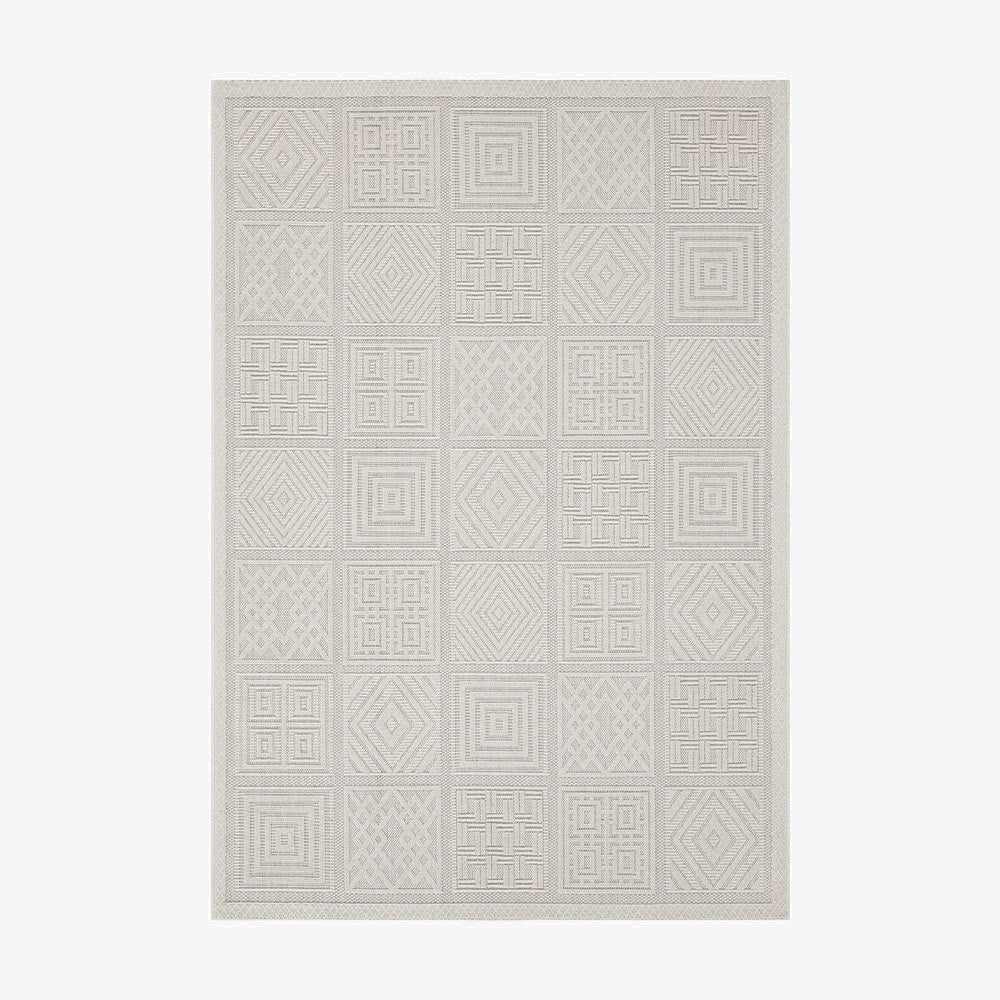 Katia White Machine Woven Rug