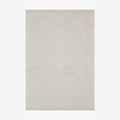 Fava White Machine Woven Rug