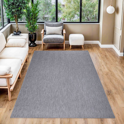 Swift Grey Machine Woven Rug