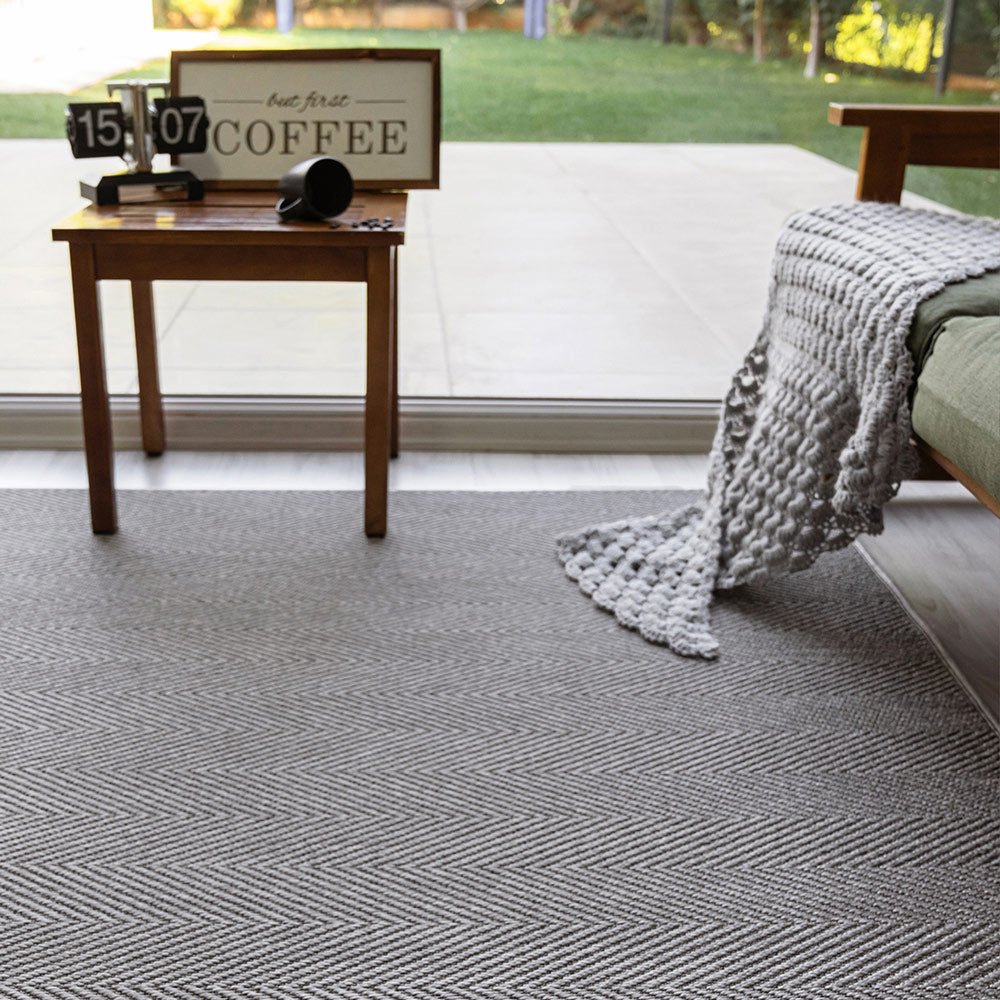 Swift Grey Machine Woven Rug