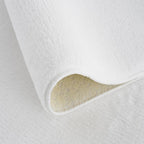 White Plush Area Rug