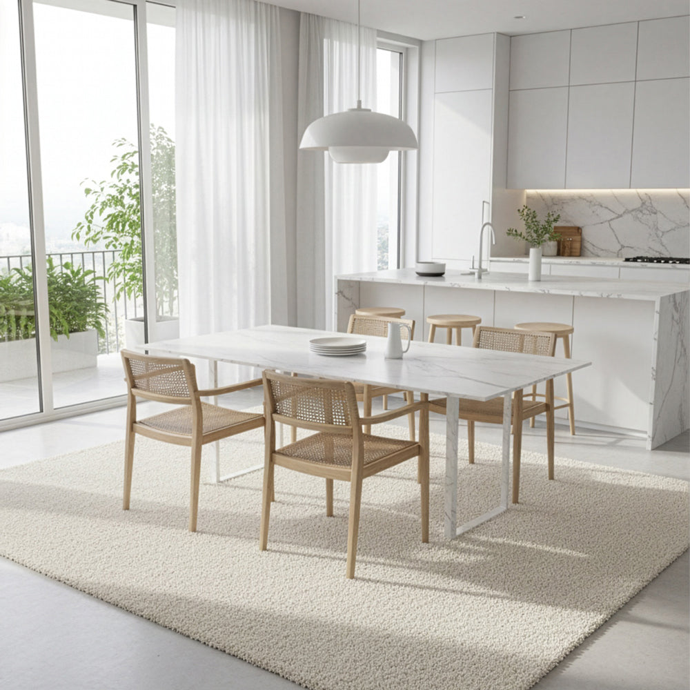 Shaggy Cream Area Rug