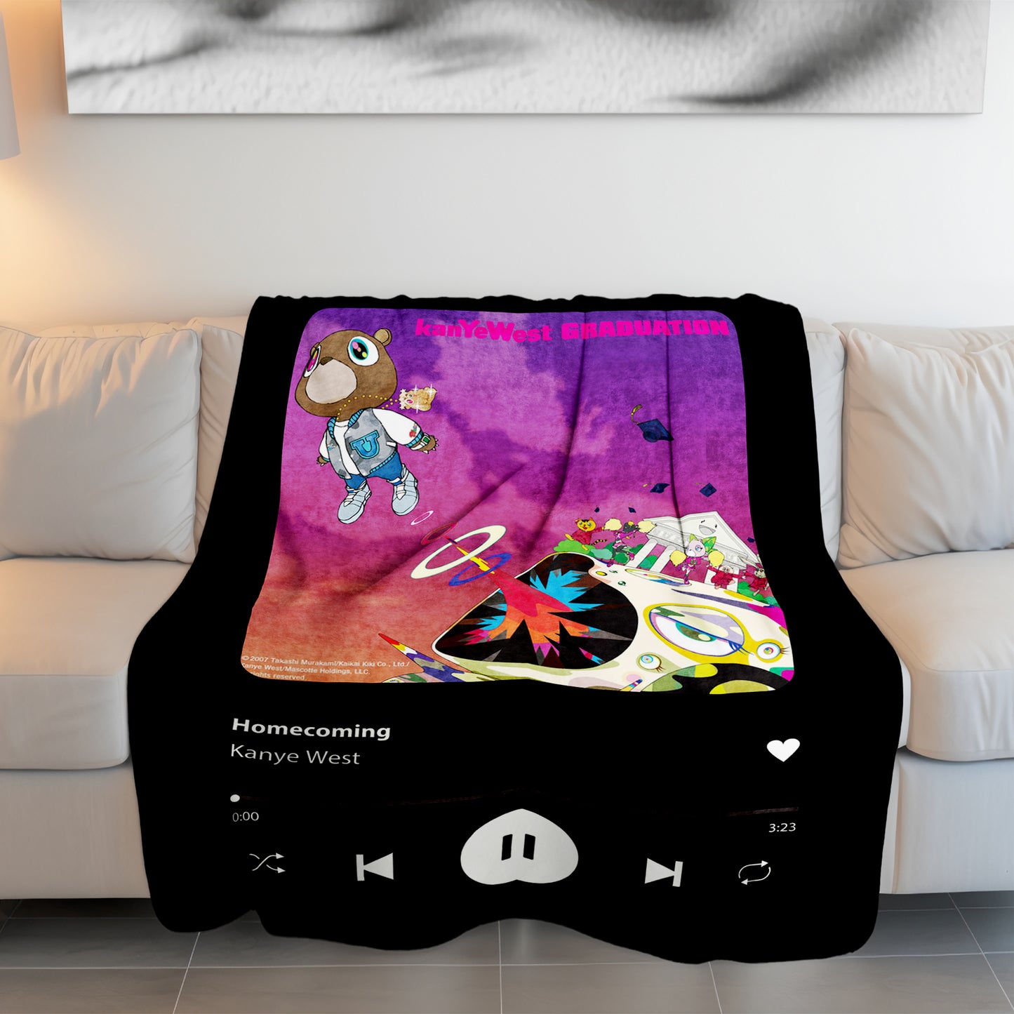 Custom Spotify Blanket