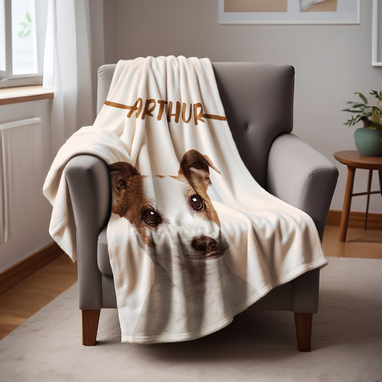 Decorative Custom Pet Blanket