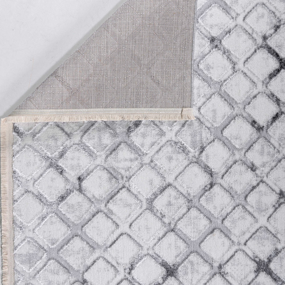 Thrive Grey Machine Woven Rug