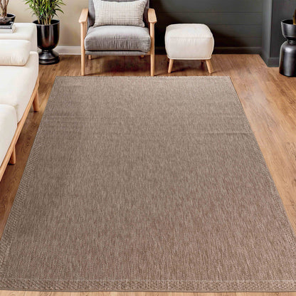 Zest Beige Machine Woven Rug