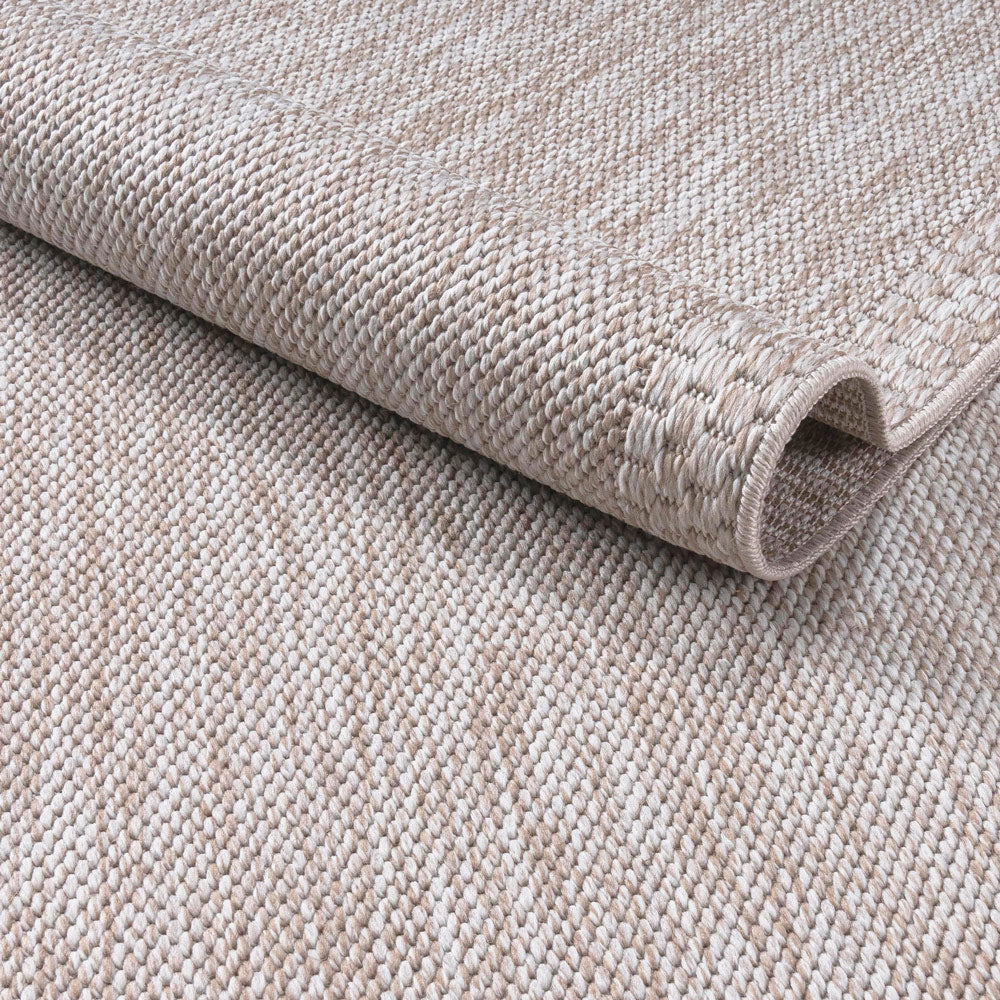 Zest Cream Machine Woven Rug