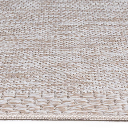 Zest Cream Machine Woven Rug