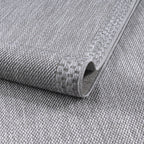 Zest Grey Machine Woven Rug