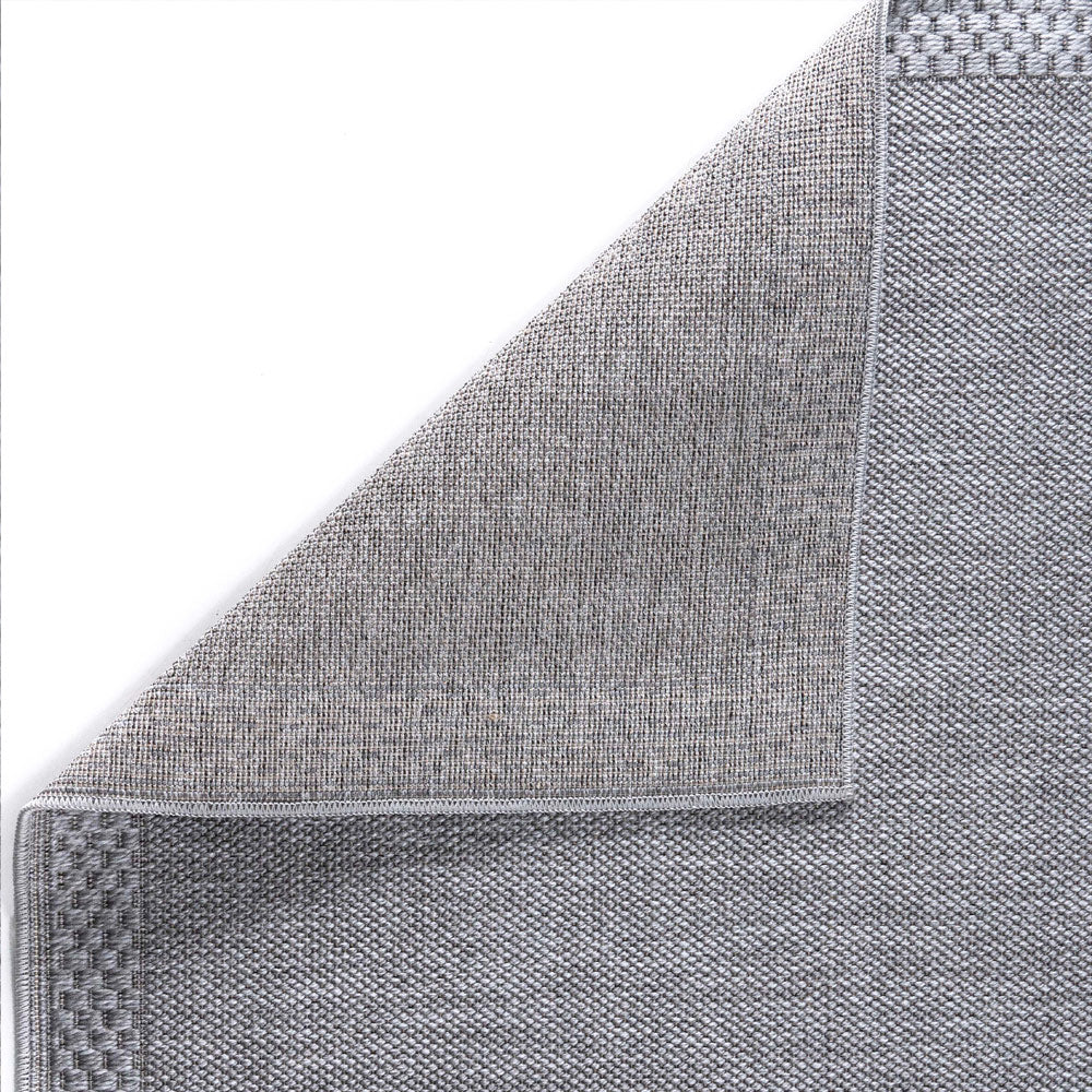 Zest Grey Machine Woven Rug