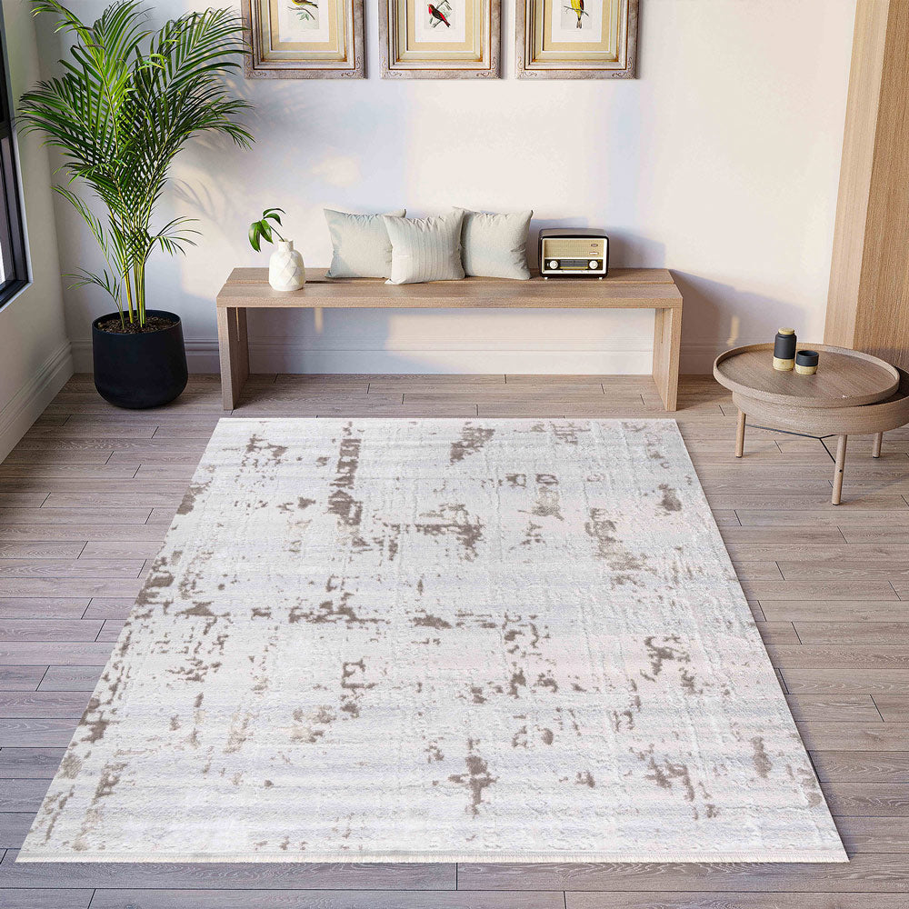 Bolt Brown Machine Woven Rug