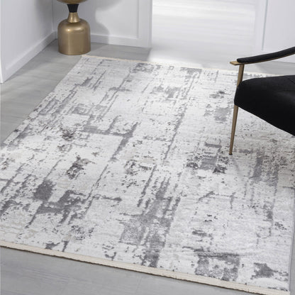 Bolt Grey Machine Woven Rug