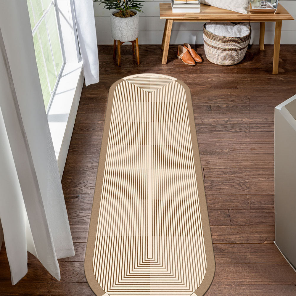 Luna Area Rug Luna Area Rug, Washable Rugs, Beige Rugs, Oval Rugs, Abstract Rugs ...