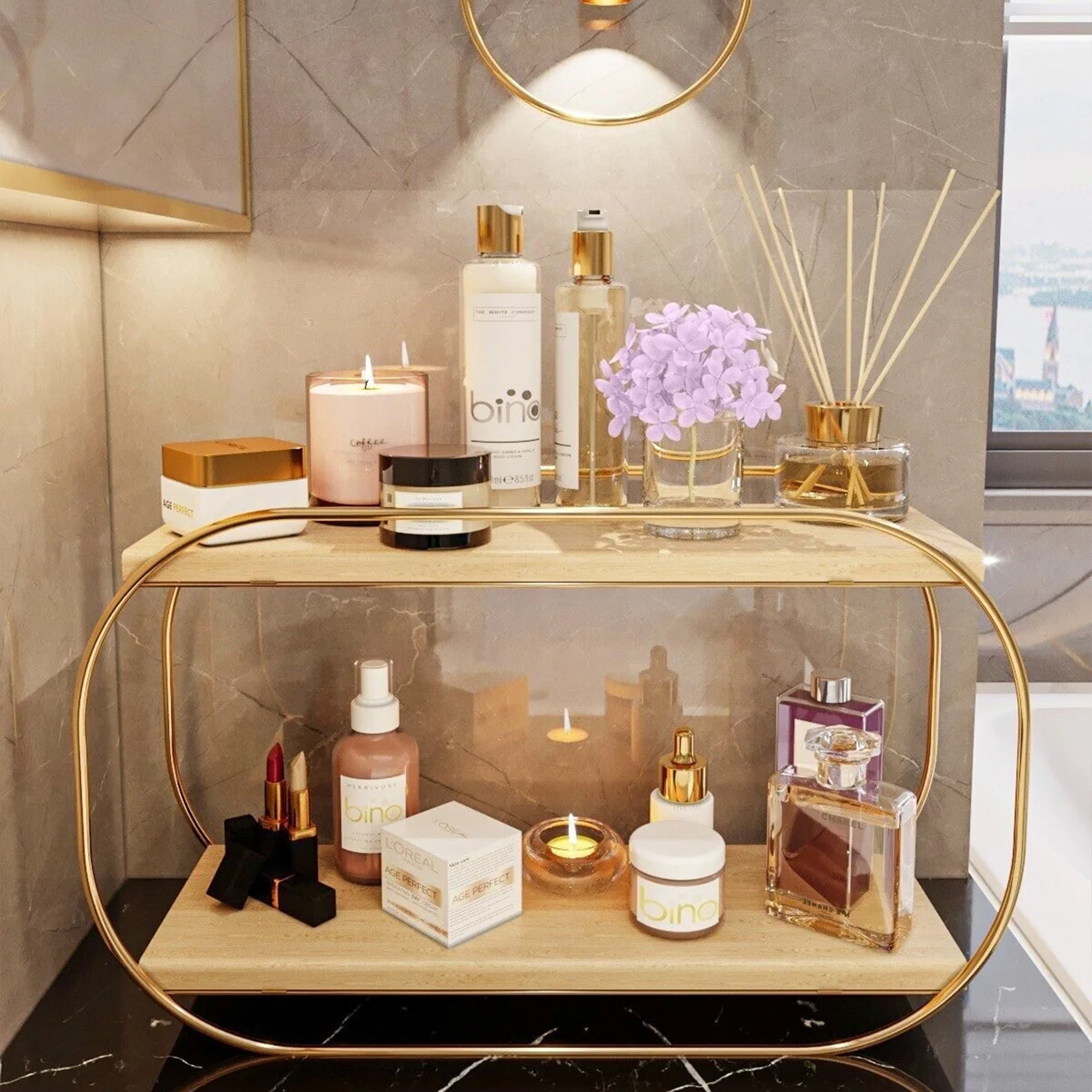 Modern Bathroom Organizer