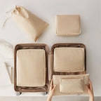 Beige Travel Packing Set
