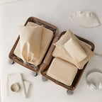 Beige Travel Packing Set
