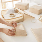 Beige Travel Packing Set
