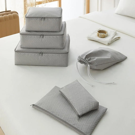 Grey Travel Packing Set