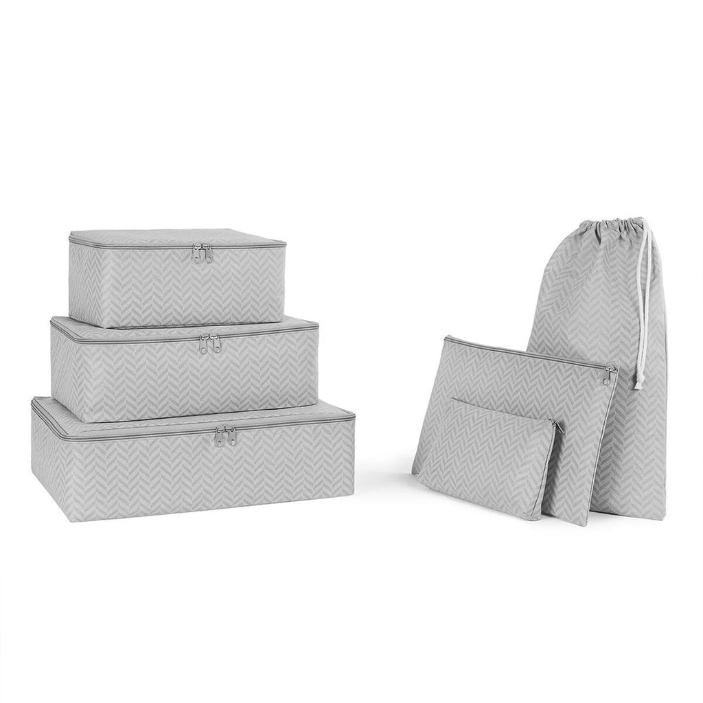 Grey Travel Packing Set