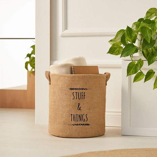 Jute Storage Basket