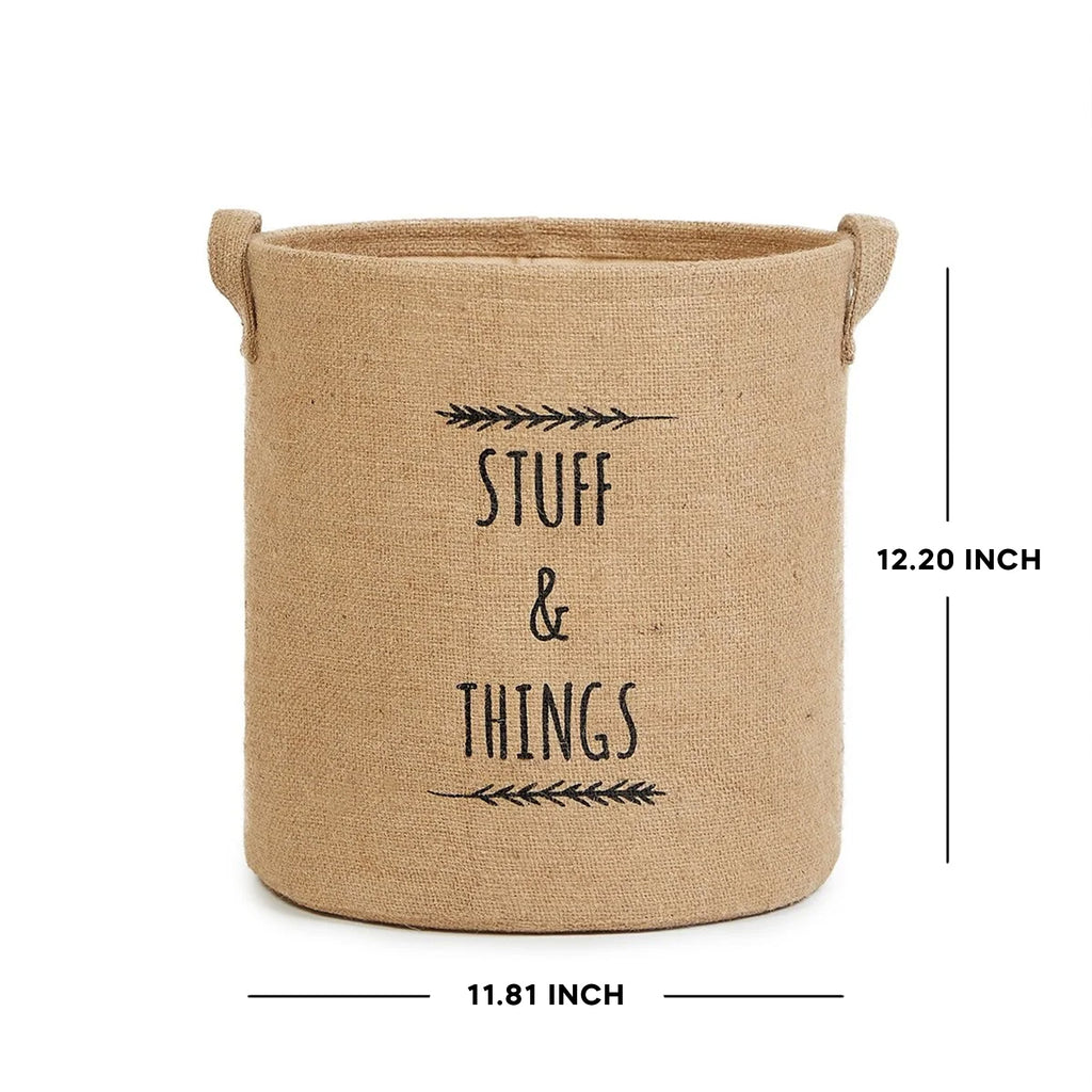 Jute Storage Basket