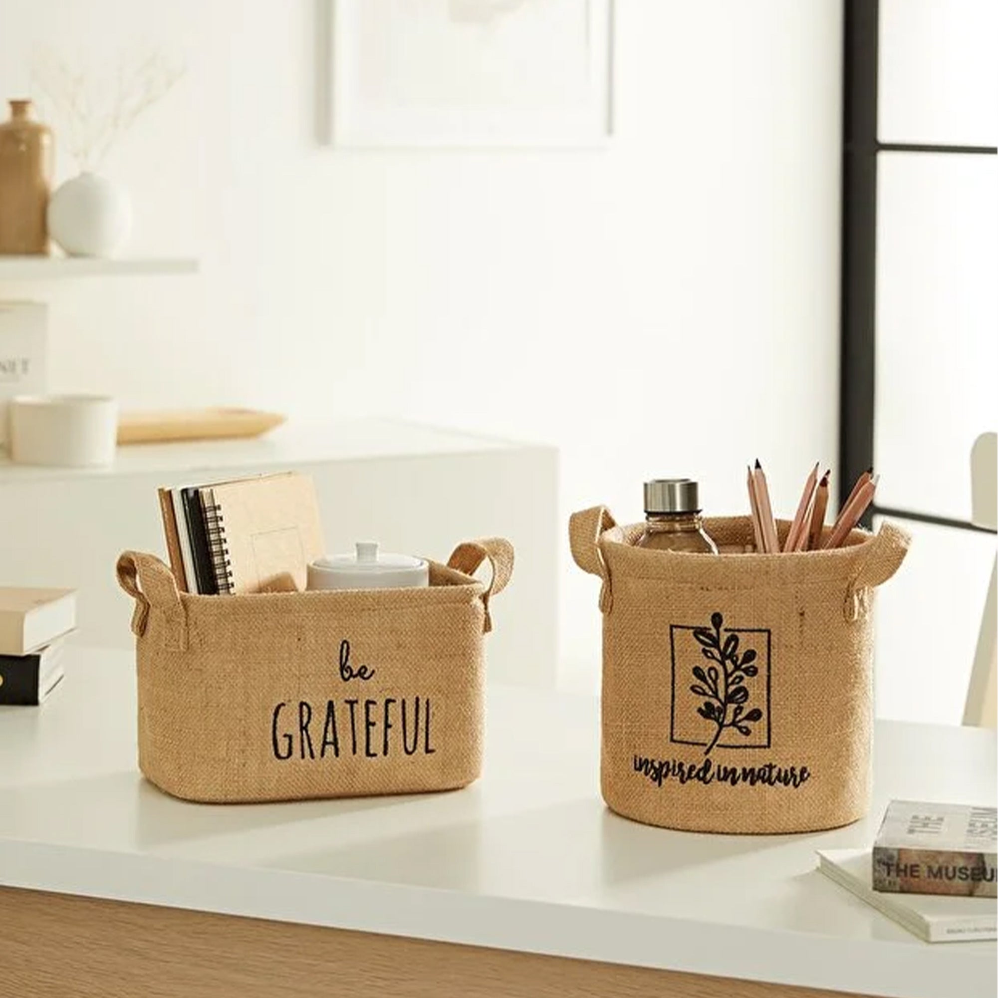 Decorative Jute Basket