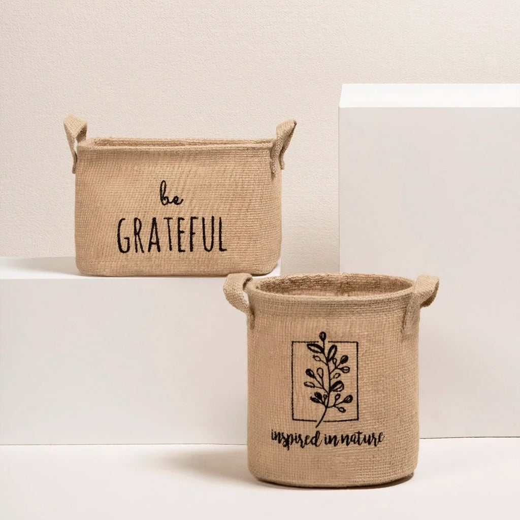 Decorative Jute Basket