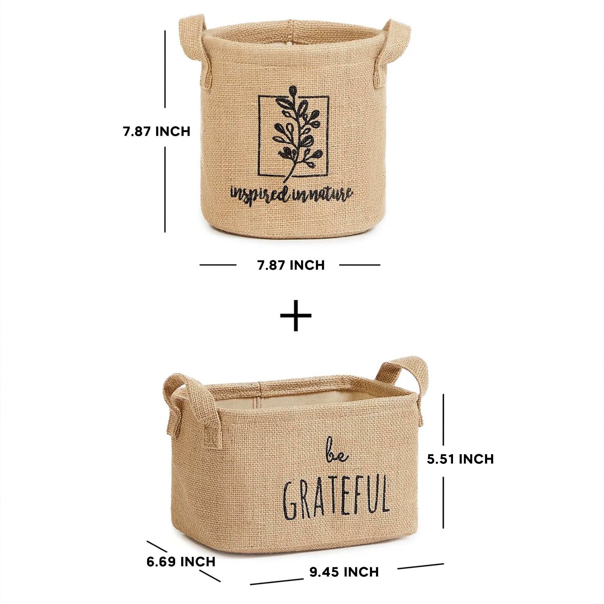 Decorative Jute Basket