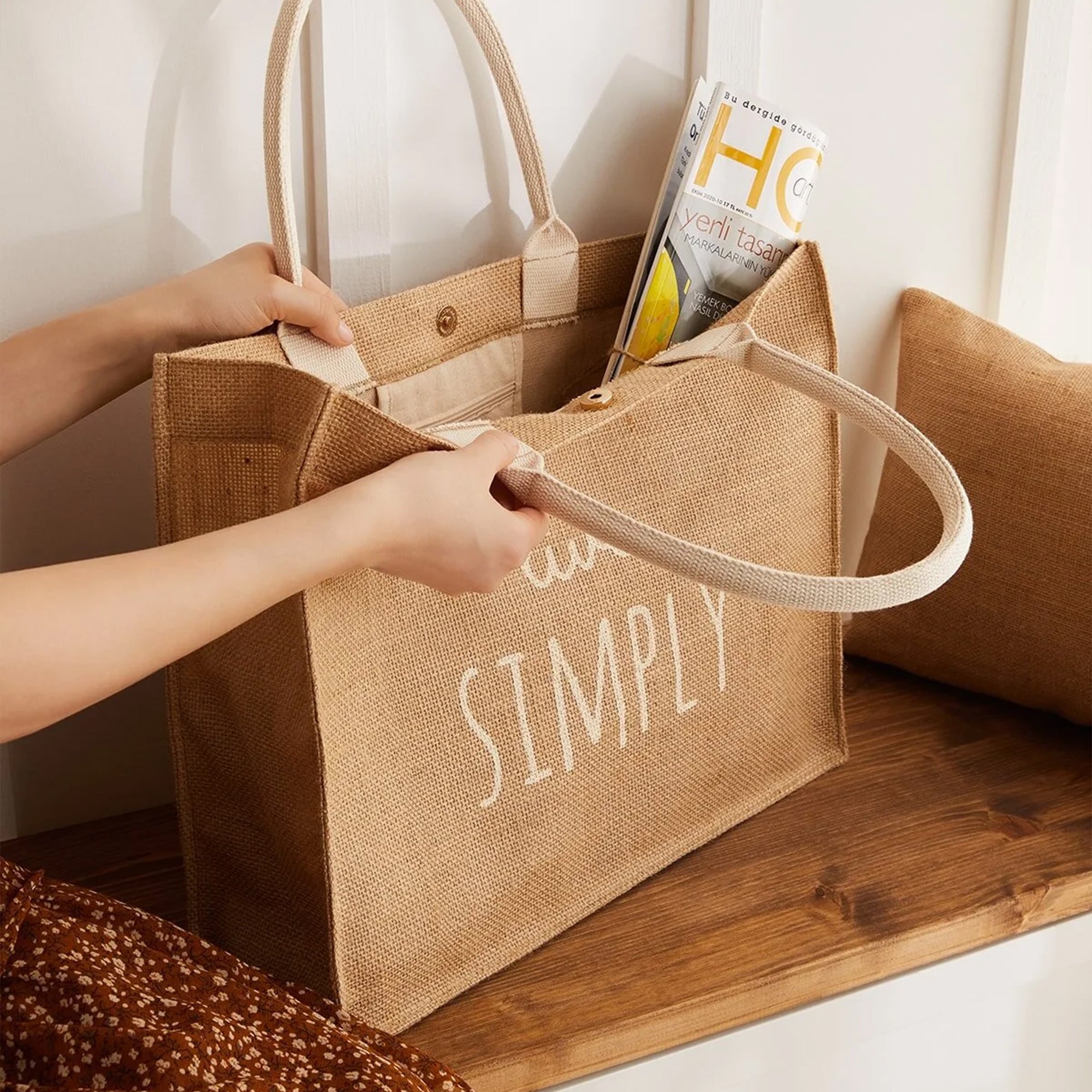 Beach Jute Bag